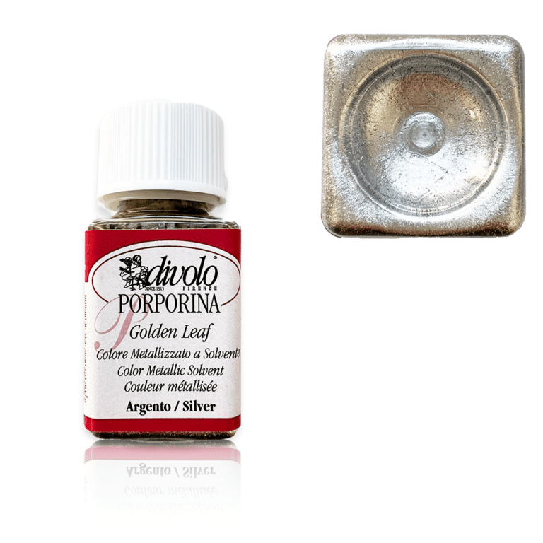 Porporina Vergoldungslack 50 ml - Silber