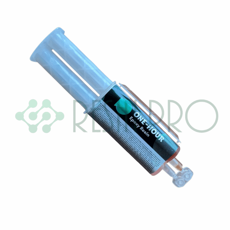Transparenter 2K-Epoxidkleber – Doppelspritze | Aushärtung 1, 5 oder 60 Minuten