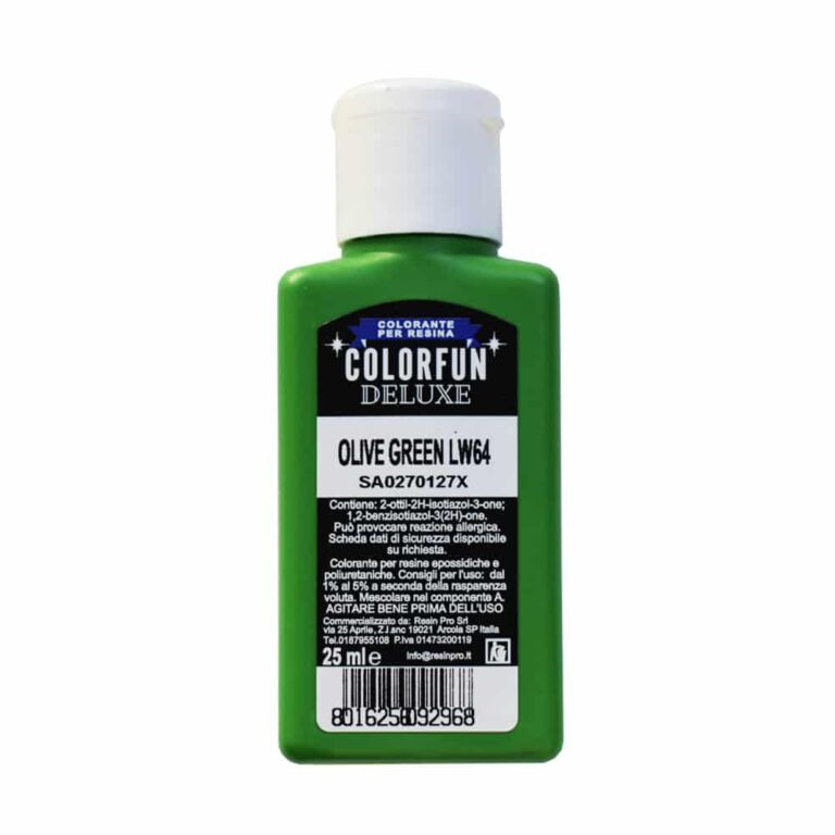 EINE FARBPASTE für Epoxidharze COLORFUN - Breite Farbpalette - 25 ml - Olive Green