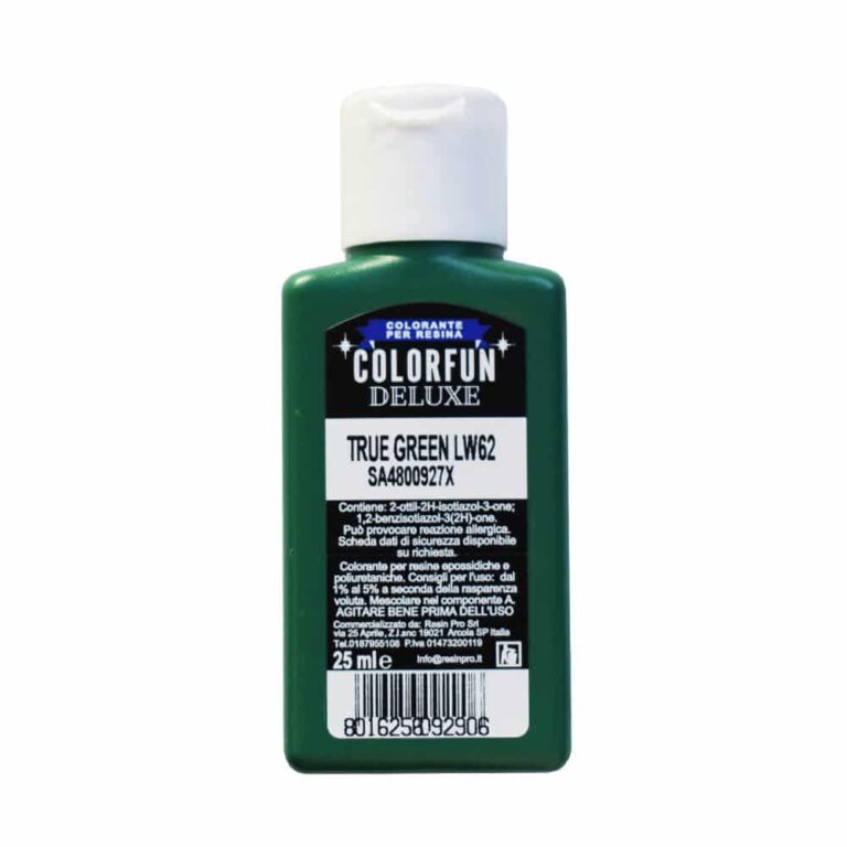 EINE FARBPASTE für Epoxidharze COLORFUN - Breite Farbpalette - 25 ml - True Green