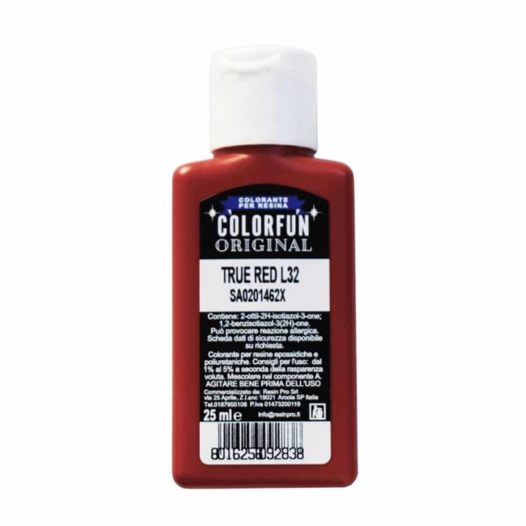 EINE FARBPASTE für Epoxidharze COLORFUN - Breite Farbpalette - 25 ml - Oxide Red