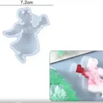 Ein Engel mit einem Herz für selbstgemachte Weihnachtsdekorationen