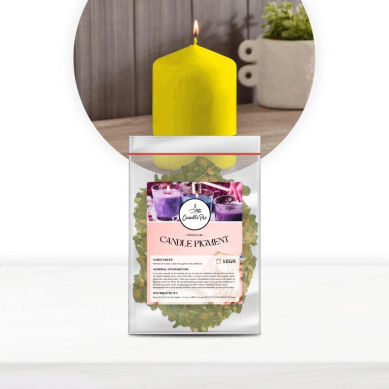 Entfachen Sie Ihre Kreativität mit ColorCandle: Kerzen-, Wachs- und Paraffinfarben! - Gelb