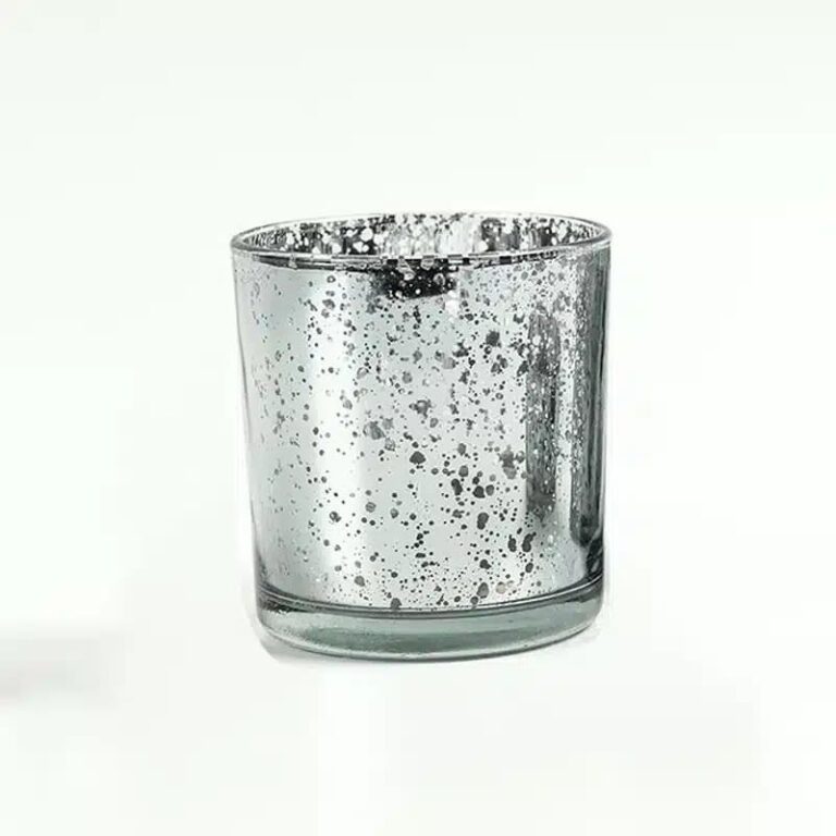 Glas Silber Metallic-Effekt