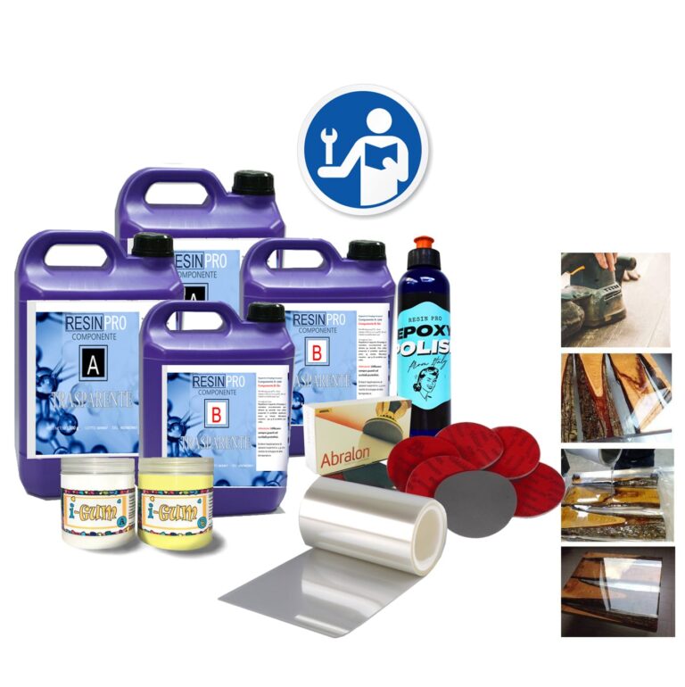 EPOXYTABLE SET für Tische aus Holz und Harz