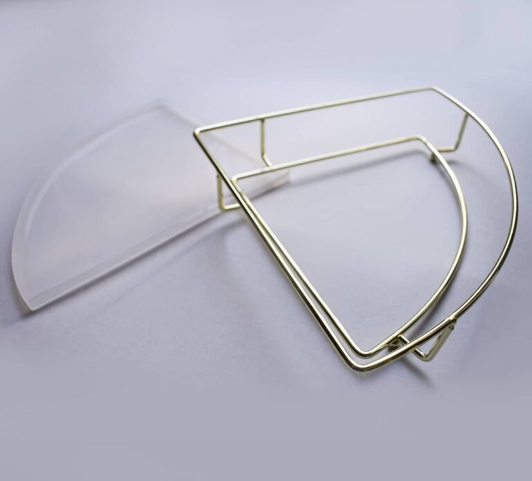 Kombi Silikonform + Metallhalterung für Ecktabletts