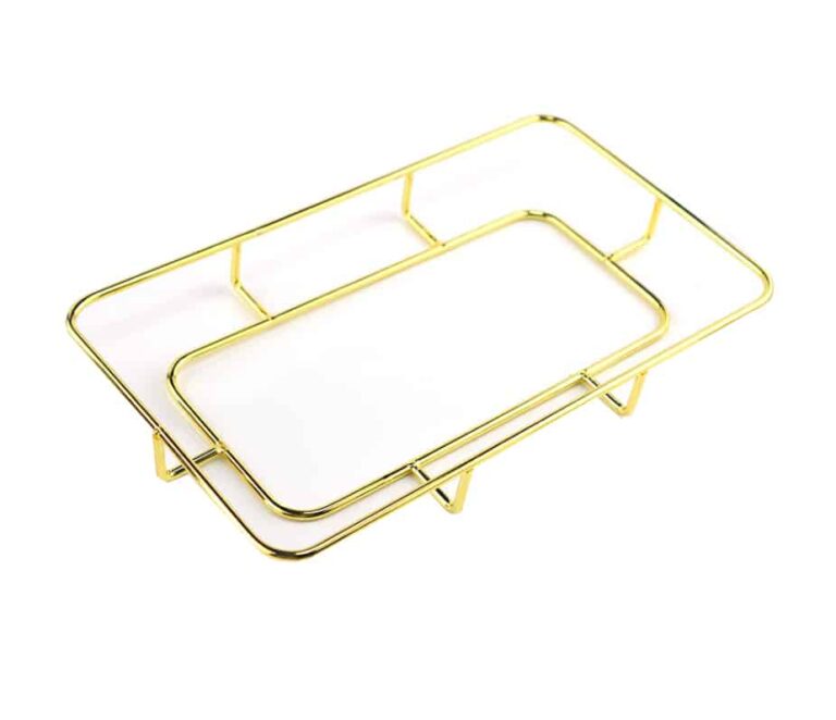 Metallhalterung für rechteckige Tabletts