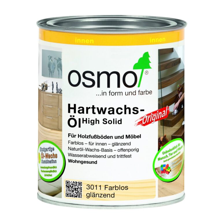 Öl-Hartwachs con Osmo für die Polierung bzw. Instandhaltung – farblos glänzend