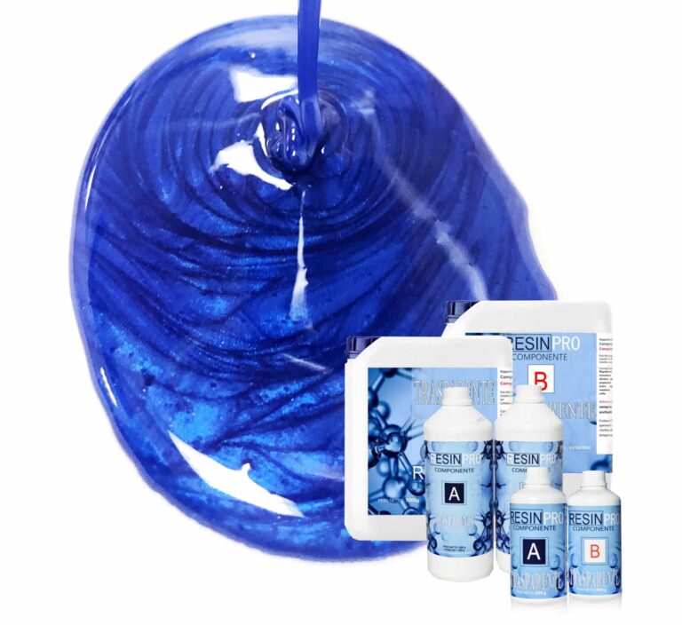 SET HARZ 800 GR + PIGMENT DUNKELBLAU SAHARA