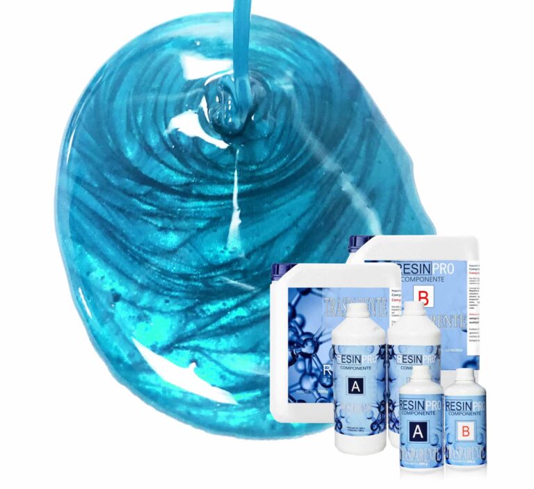 SET HARZ 800 GR + PIGMENT HELLBLAU SAHARA