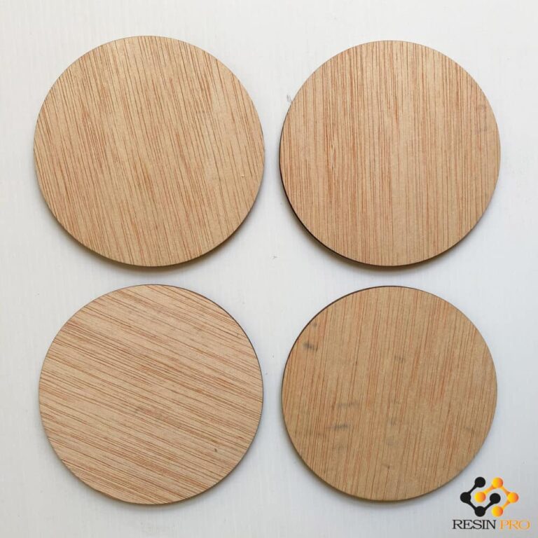 Set mit 6 runden Untersetzern à 10 cm