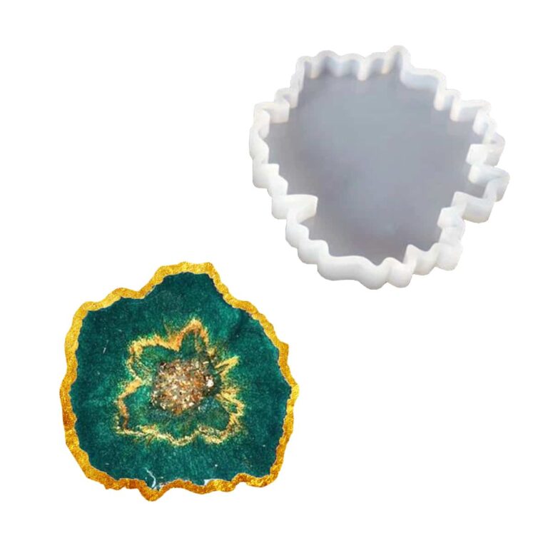 Silikon Untersetzer Formen Geodenachat Klein