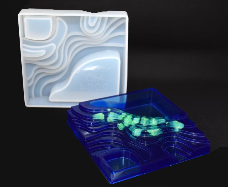 Silikonform Blumenvase, rechteckige Schmuckschatulle