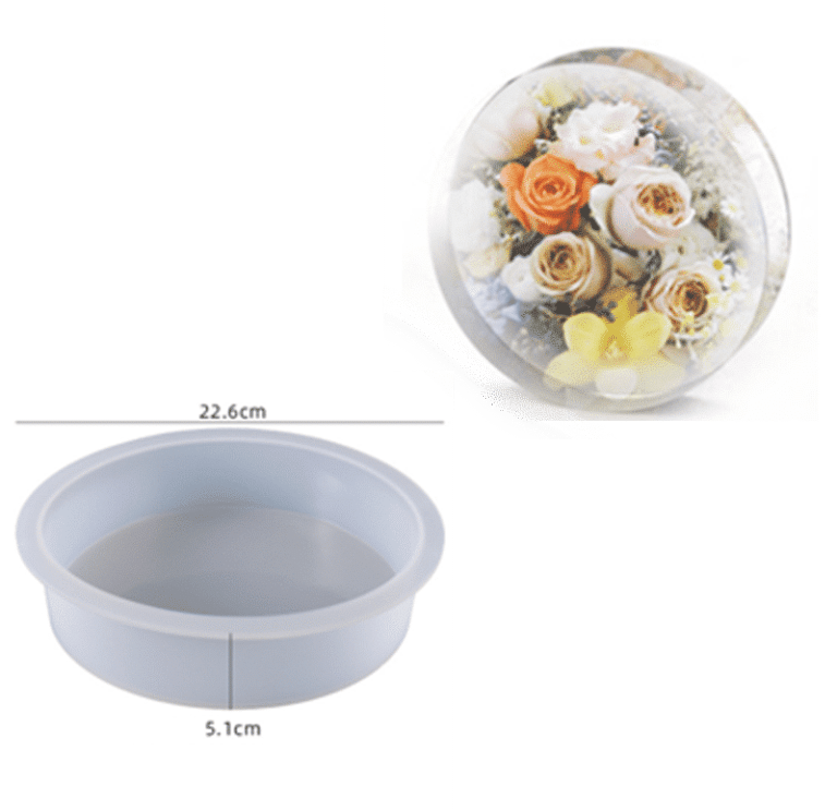 Silikonform Kreis 3D - D.20 cm