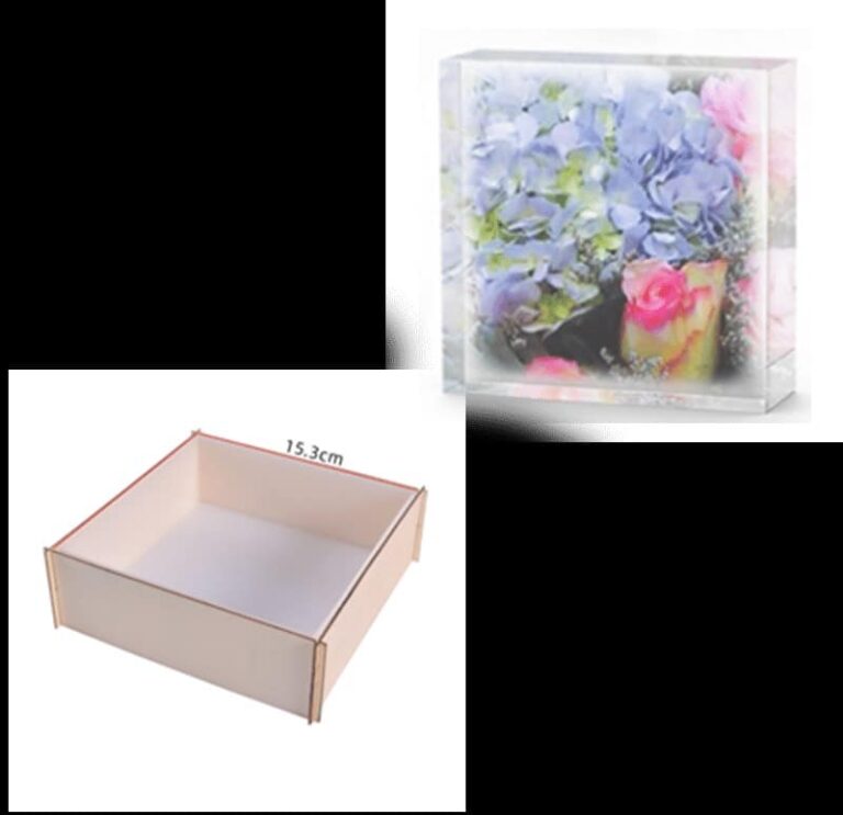 Silikonform Quadrat 3D - 15.3 x 15.3 cm