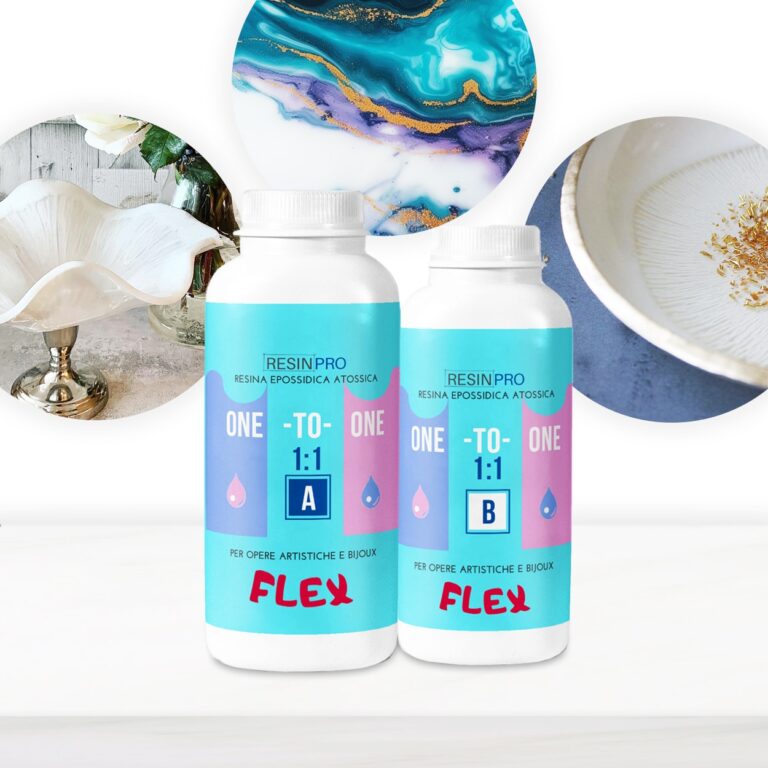 Transparentes ungiftiges Harz ONE-TO-ONE FLEX 1:1 GR 500