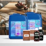 Baltic Brown Granit Effect Kit mit Epoxidharz - Klein (Badezimmerarbeitsplatte) - 2,49 kg (1,66 + 0,83) Kit