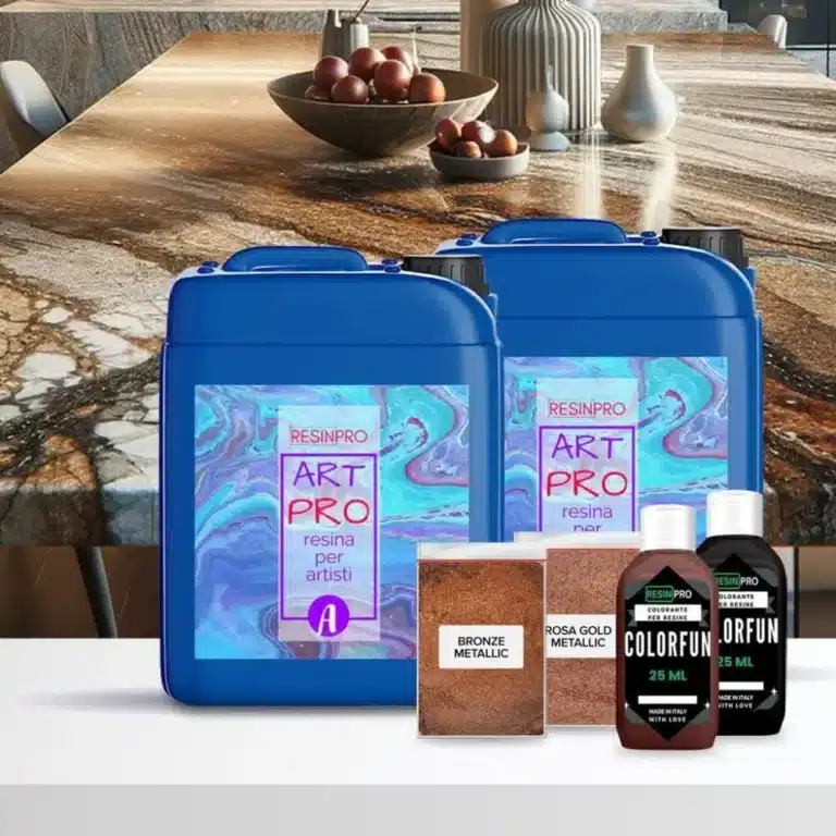 Baltic Brown Granit Effect Kit mit Epoxidharz - Groß (Große Küche) - 8,33 kg Kit