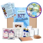 Kreativitäts-Kit: Handgefertigte Kerzen (KOMPLETTSET + GLÄSER)