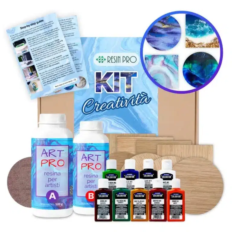 Kreativitäts-Kit: Harz-Untersetzer