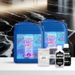 Black Marble Effect Kit mit Epoxidharz - Klein (Badezimmerarbeitsplatte) - 2,49 kg (1,66 + 0,83) Kit