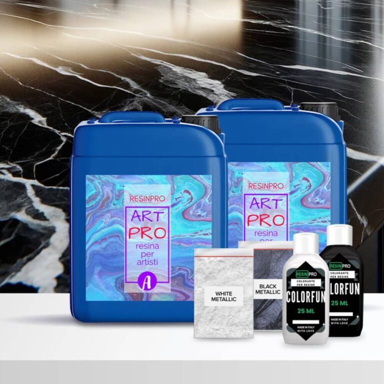 Black Marble Effect Kit mit Epoxidharz