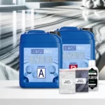Carrara-Marmor-Effekt-Küchenarbeitsplatten-Kit mit Epoxidharz - Klein (Badezimmerarbeitsplatte) - 2,49 kg (1,66 + 0,83) Kit