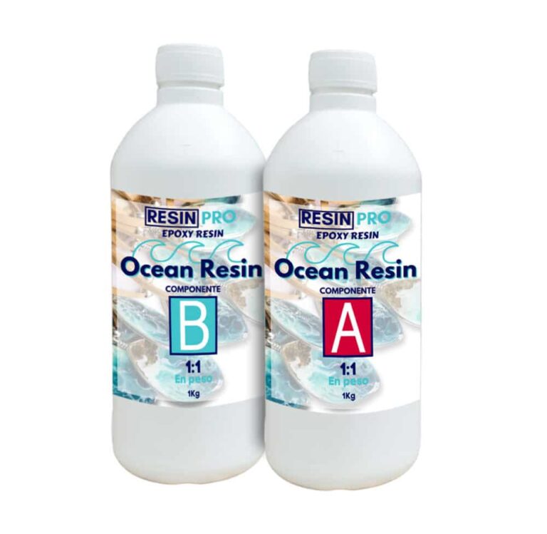 Ocean Resin – Spezielles Harz für Ocean Art mit hoher Dichte und verbesserter Feuchtigkeitsbeständigkeit - 2 kg