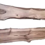 2 SPANISCHE NUSSBAUM ÄSTE 120-130CM X 4,5CM STARK - Gestalte deinen ersten River-Tisch