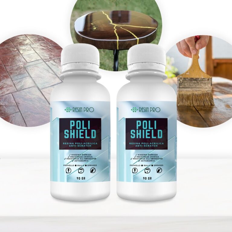 POLISHIELD - Kratzfeste zweikomponentige Polyurethan-Lackfarbe - Glanz 100 A + B 100g