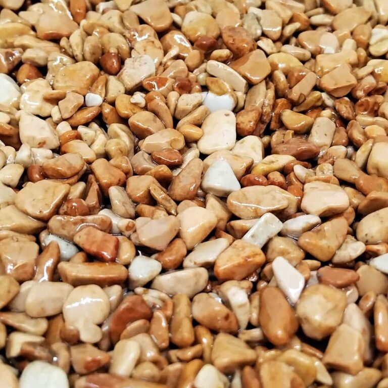 Kies für Drainageböden - 25 kg Sack - Ideal für Außenbereiche - Roter Marmor Typ Verona