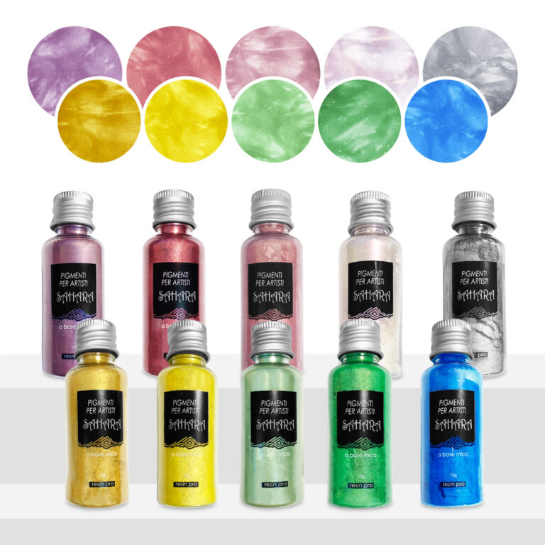 SATZ VON METALLPIGMENTEN «SAHARA PASTELLO»