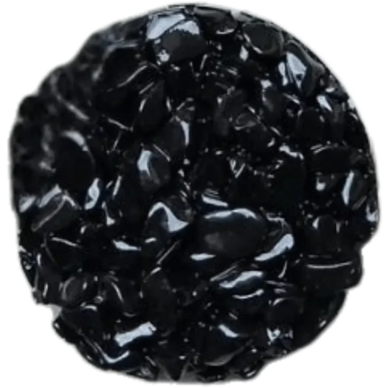 Kies für Drainageböden - 25 kg Sack - Ideal für Außenbereiche - Schwarzes Typ Ebenholz