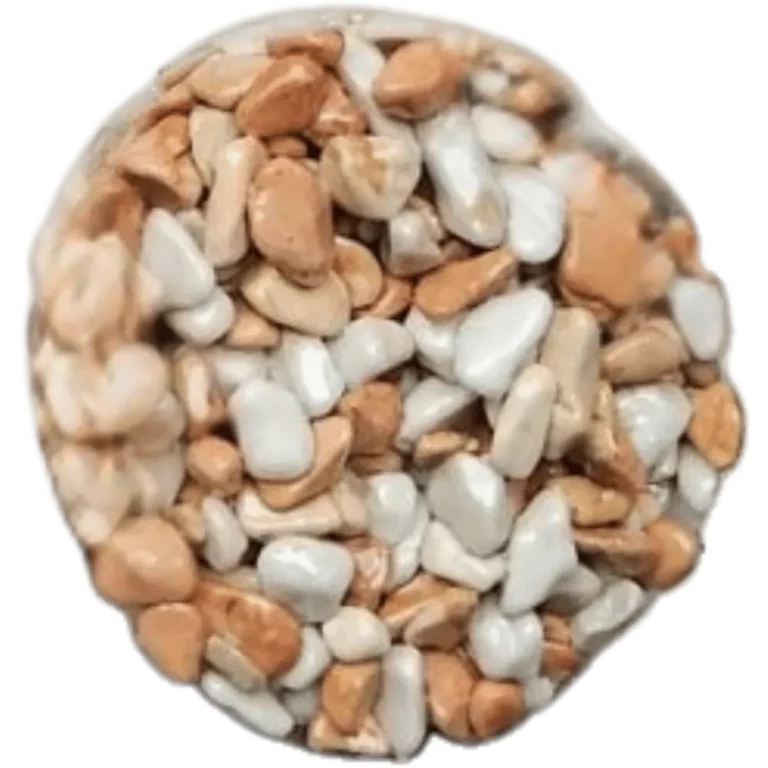 Kies für Drainageböden - 25 kg Sack - Ideal für Außenbereiche - Rosa Typ Breccia Pernice