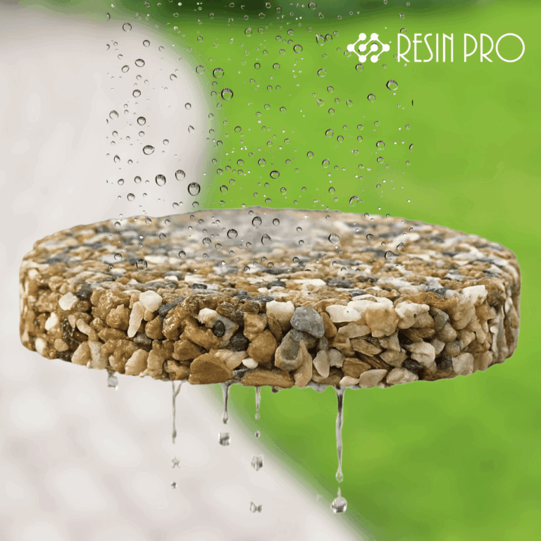 Muster 10x10 – Drainagefähiger Stabilkies mit Harz