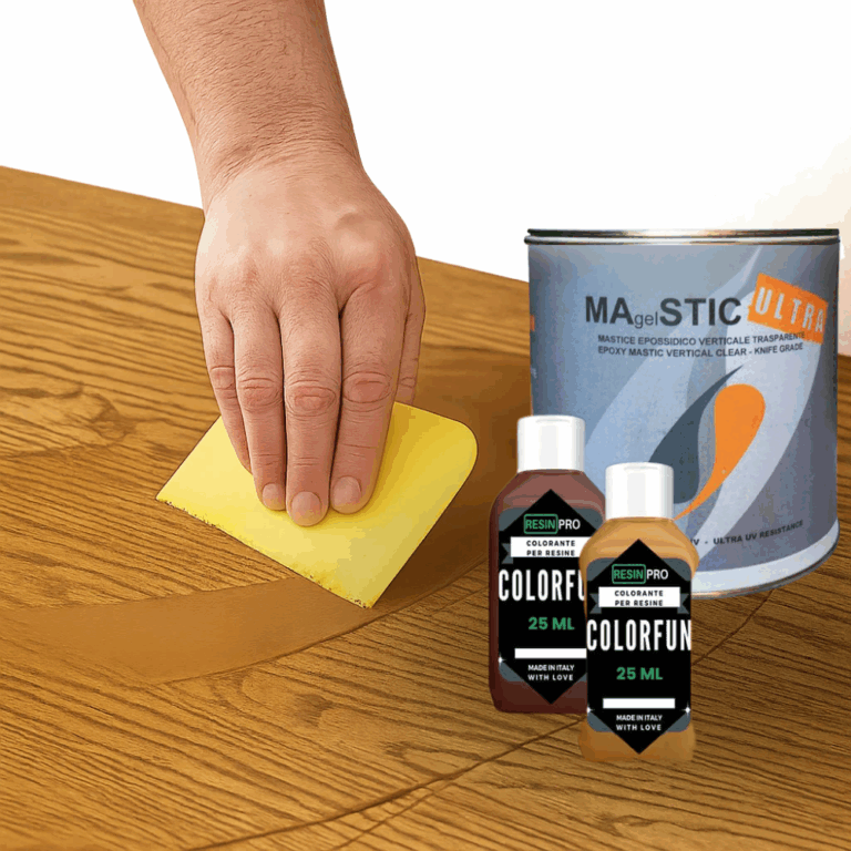 Epoxidspachtel für Holz und Parkett – Magelstic Wood Repair
