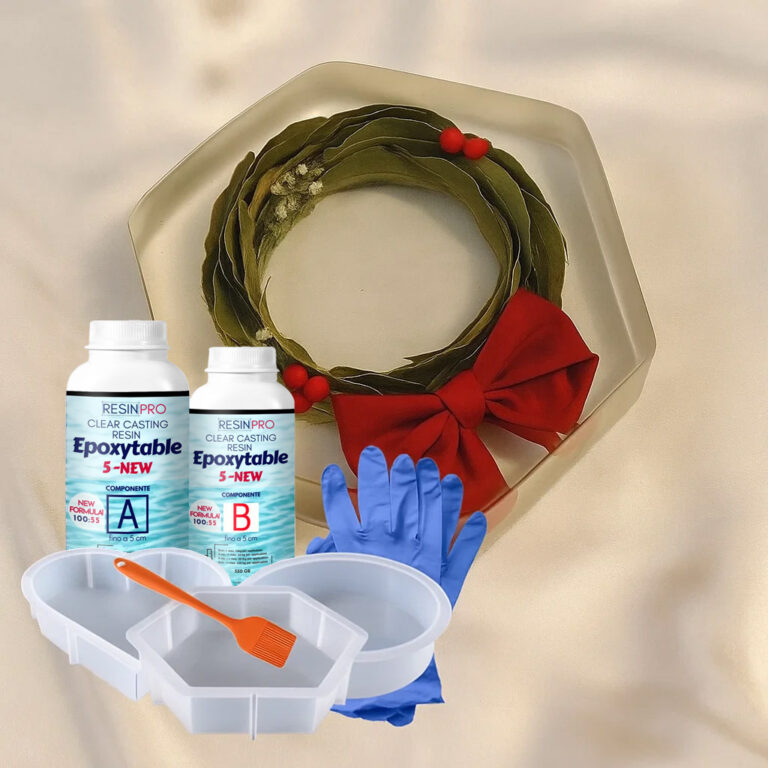 Harz-Erinnerungsbox - Set + Herzform