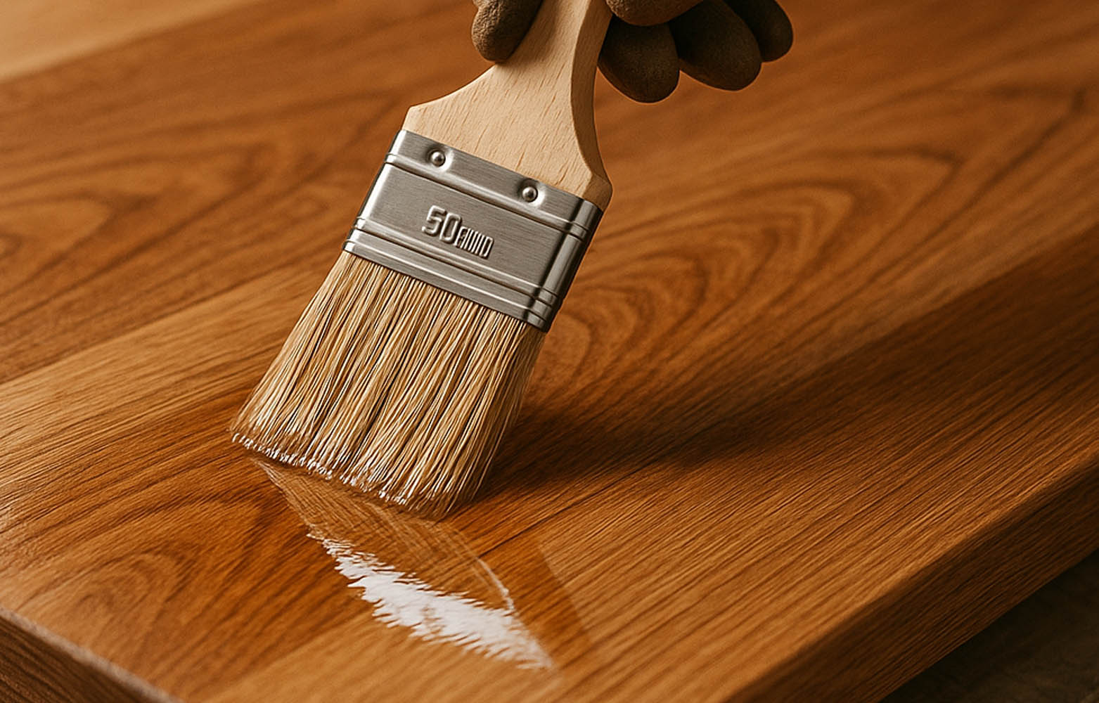 Epoxidharz Auftrag Detail