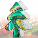 Holzfigur Weihnachtsbaum – für Epoxidharz