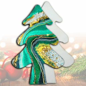 Holzfigur Weihnachtsbaum – für Epoxidharz