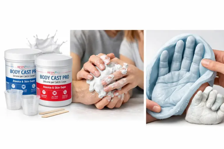 BODY CAST PRO – Ungiftiges Silikon für Abformungen des menschlichen Körpers