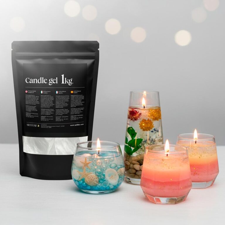 Candle Gel – Gelparaffin für Transparente und Dekorative Kerzen