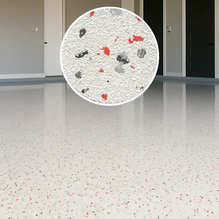 Dekoratives Glitzer – Der künstlerische Touch für Ihre Böden - Grau - Rot - Schwarz (80601), 4 kg (20 m²)