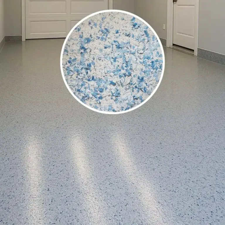 Dekoratives Glitzer – Der künstlerische Touch für Ihre Böden - Weiß - Hellblau (80603), 4 kg (20 m²)