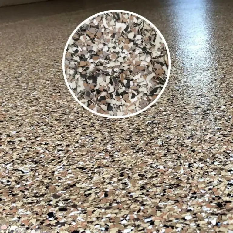 Dekoratives Glitzer – Der künstlerische Touch für Ihre Böden - Braun - Weiß - Schwarz (SP001), 4 kg (20 m²)
